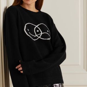 Mixed Emotions Intarsia Wool Sweater
